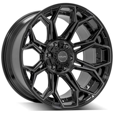 4PLAY - 4PLAY Wheels 4P83 20x10 6x5.5/135 -18mm Black/Machine 4P83-20100-6D55-18BBT