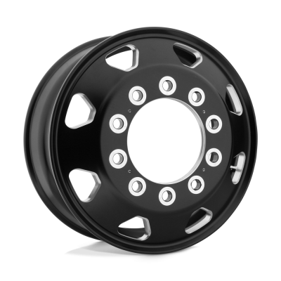 American Racing ATX Series - ATX Wheels AO40122510903 AO401 OCTANE 22.5x8.25 10x11.25 144mm Satin Black
