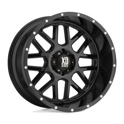 XD - XD Wheels XD820 GRENADE 20x10 5x5.0 -24mm Gloss Black XD82021050324N