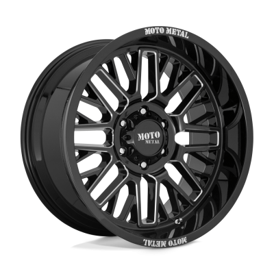 Moto Metal - Moto Metal MO802 WARLOCK 20x9 6x135 18mm Gloss Black/Milled MO80229063318