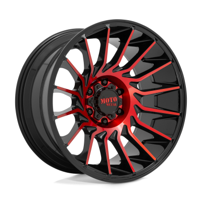 Moto Metal - Moto Metal MO80722063918N MO807 22x10 6x135 -18mm Gloss Black/Machined