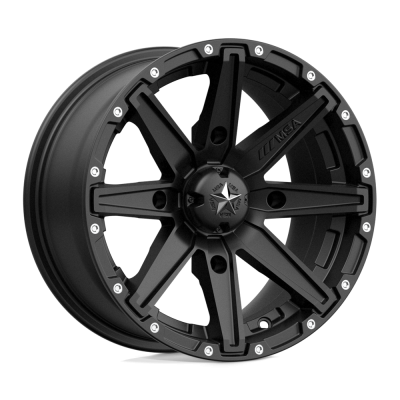 MSA Offroad Wheels - MSA Wheels M33 CLUTCH 14x10 4x137 0mm Satin Black M33-04037