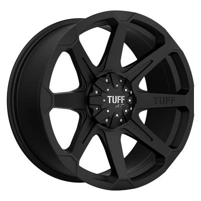 Tuff - Tuff Wheels T05 22x10 5x4.5 5x5.0 -20mm Flat Black/Machine 2210T05-05D47F78