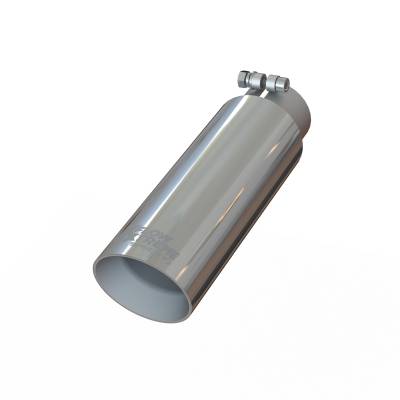 SpeedFx - SpeedFX TP003040 MaxFlow Xtreme Exhaust Tip 3" In 4" Outlet Polished SS w/Clamp