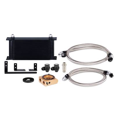 Mishimoto - Mishimoto MMOC-MIA-19TBK Black Thermostatic Oil Cooler for 19+ Miata ND2 19+
