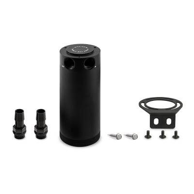 Mishimoto - Mishimoto MMBCC-CBTWO-XLBK Mishimoto XL Baffled Oil Catch Can 2-Port