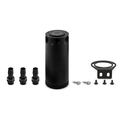 Mishimoto - Mishimoto MMBCC-CBTHR-XLBK Mishimoto XL Compact Baffled Oil Catch Can 3-Port