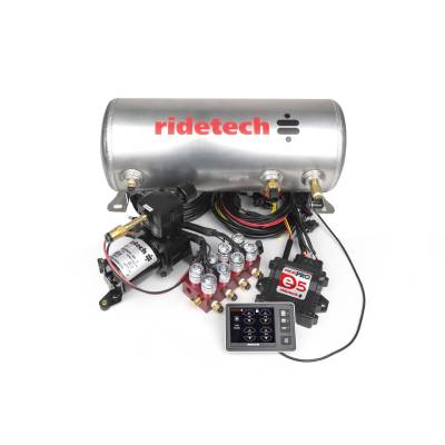 Ridetech - Ridetech 30534000 Suspension Control RidePro E5 3-Gal Single Comp 1/4" Valve