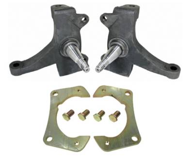 Ridetech - Ridetech 11369300 2.5" Drop Spindles Lowered Ride Height for 13-87 Chevy C10