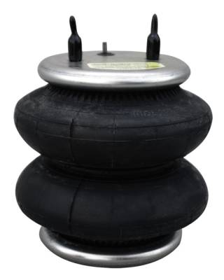 Ridetech - Ridetech 90006873 8" Double Convoluted Air Spring 3400lbs w/1/4" NPT Port