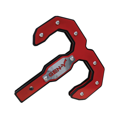 GEN-Y Hitch - GEN-Y Hitch GH-0072 Hulk 2.5 21K Tow Hook/Hitch Step Black/Red 2.5" Shank