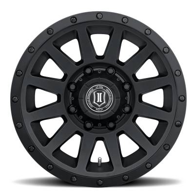 ICON Alloys - ICON Alloys Compression HD 18x9 8x180 12mm Black 2018908955DB