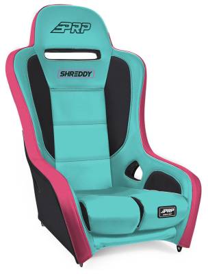PRP - PRP SHRDYA9101-03 Teal/Black Shreddy Podium Elite Race Suspension Seat