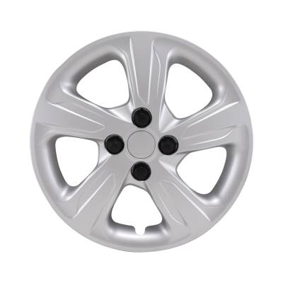 Coast To Coast - Coast To Coast IWC55815S 15" 5 Spoke Silver Wheel Cover 4pc