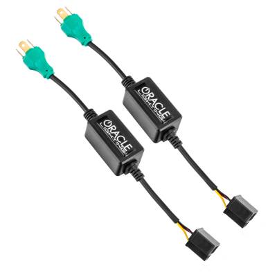 Oracle Lighting - Oracle 2071-504 LED CanBUS Flicker-Free Adapters H4 Pair