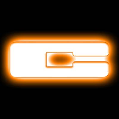 Oracle Lighting - Oracle 3140-C-005 Universal Illuminated LED Letter Badges Matte White Finish "C"