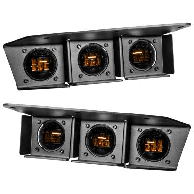 Oracle Lighting - Oracle 5890-005 21-25 Ford Bronco Triple LED Fog Light Kit for Steel Bumper