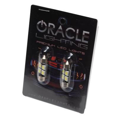 Oracle Lighting - Oracle 5203-001 33mm 4-LED 3-Chip Festoon Bulbs Cool White Pair
