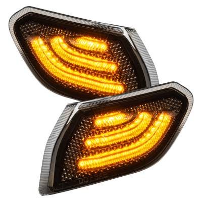 Oracle Lighting - Oracle 5853-504 Smoked Lens LED Front Sidemarkers for 18+ Jeep Wrangler JL/JT
