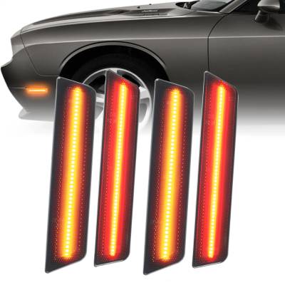 Oracle Lighting - Oracle 9800-020 Concept Sidemarker Set Tinted w/o Paint for 08-14 Challenger