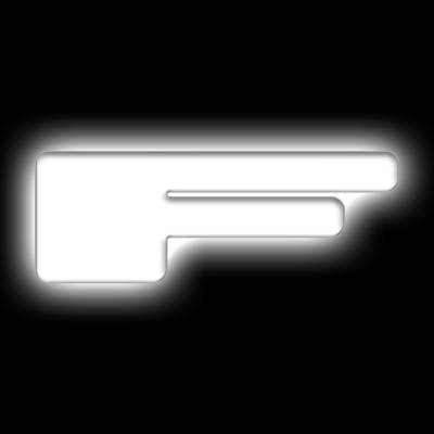 Oracle Lighting - Oracle 3140-F-001 Universal Illuminated LED Letter Badges Matte White Finish "F"