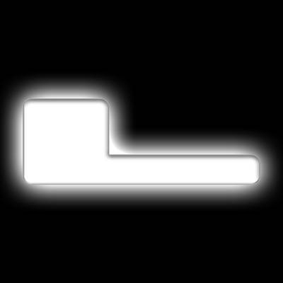 Oracle Lighting - Oracle 3140-L-001 Universal Illuminated LED Letter Badges Matte White Finish "L"