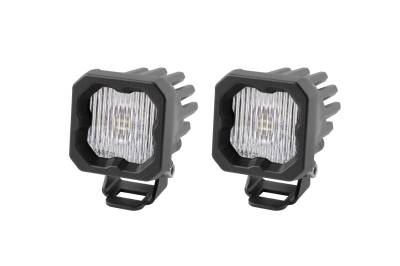 Diode Dynamics - Diode Dynamics DD6847P Stage C1 LED Pod White SAE Fog Standard ABL Pair