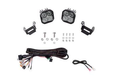 Diode Dynamics - Diode Dynamics DD7184 SS3 LED Ditch Light Kit White Combo for 21+ Bronco Sport