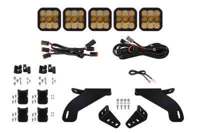 Diode Dynamics - Diode Dynamics DD7318 SS5 Grille CrossLink Lightbar Sport Yellow 21-22 Ford F150