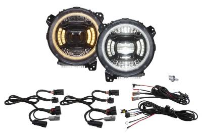 Diode Dynamics - Diode Dynamics DD5165 Elite Max LED Headlamps for 18-23 Jeep Gladiator/Wrangler