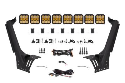 Diode Dynamics - Diode Dynamics DD6822 Light Bar Mounting Kit for Jeep