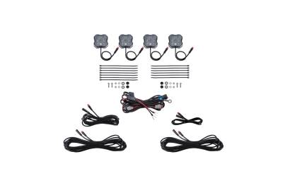Diode Dynamics - Diode Dynamics DD7740 RGBW Rock Light Installer Kit 4Pc