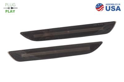 Diode Dynamics - Diode Dynamics DD5004 15-21 Ford Mustang LED Sidemarkers Smoked Set