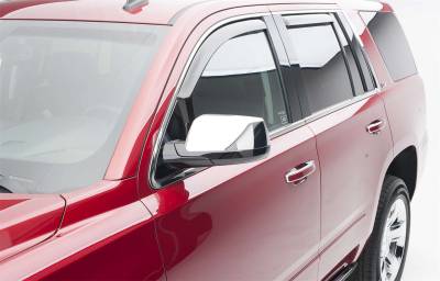 EGR - EGR 571861 Fr/Rr In-Channel Window Visors Smoke 15-20 Tahoe/Yukon