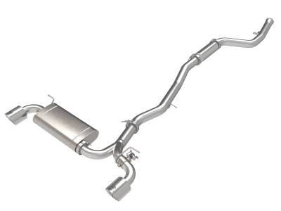 aFe Power - aFe 49-36050-P 2.5-3" Exhaust System w/Polished Tip for 21-24 GR Supra A90 2.0L