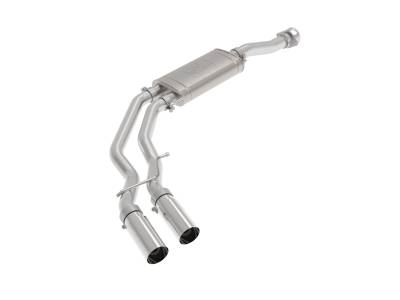 aFe Power - aFe 49-43128-P 3-2.5" Cat-Back Exhaust w/Polished Tip for 21-26 F150 2.7/3.5/5.0