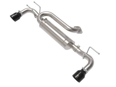 aFe Power - aFe 49-37023-B 2.5" Axle-Back Exhaust w/Black Tips for 19-26 Mazda 3/CX-30 2.5L