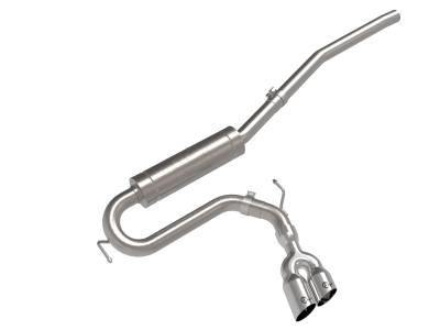 aFe Power - aFe 49-33144-P 2.5" Exhaust System w/Polished Tip for 22-26 Maverick 2.0L AWD