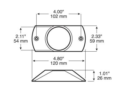 Peterson - Peterson 146-09 Side Marker Light Bracket