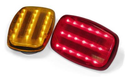 Peterson - Peterson V316MA Amber Rectangular Flashing Beacon LED Hazard Light Surface Mount