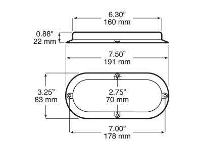 Peterson - Peterson 423A-4 Turn Signal/Parking Light Assembly