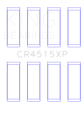 King Engine Bearings - King Bearings CR4515XP Connecting Rod Set for Ford/Mazda Duratec 2.0L 16V