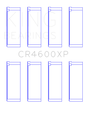 King Engine Bearings - King Bearings CR4600XP Connecting Rod Bering Set for Mini BMW W11B16