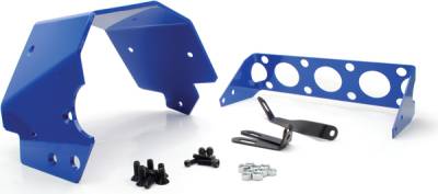 TCI Automotive - TCI 975005 Transmission Shield Aluminum Blue Powdercoat for Ford C4 Kit