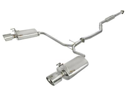 aFe Power - aFe 49-36609 2.5-1.75" Cat-Back Exhaust System for 13-17 Honda Accord Coupe 3.5L