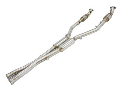 aFe Power - aFe 49-36321-1 2.5" SS Exhaust System w/Cat & Resonator for 08-13 BMW M3 4.0L