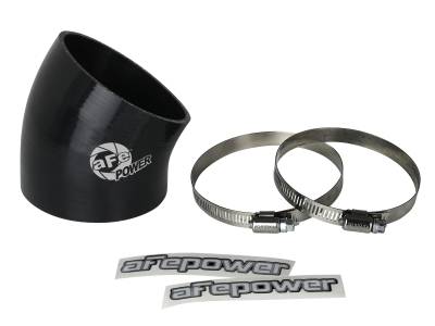 aFe Power - aFe 59-00122 Air Intake Tubing Coupler 3.5" ID x 30DEG Elbow Silicone