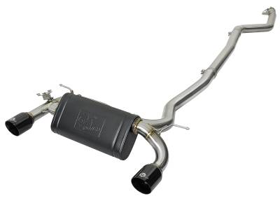 aFe Power - aFe 49-36334-B 3-2.5" SS Cat-Back Exhaust System for 16-20 BMW 3.0L