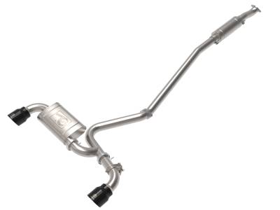 aFe Power - aFe 49-37033-B 3" Cat-Back Exhaust System w/Blk Tip for 22-23 Hyundai Kona N 2.0