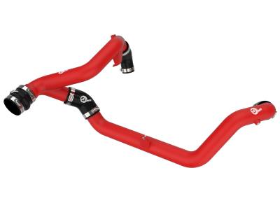 aFe Power - aFe 46-20678-R 2.25" Aluminum Hot Charge Pipe Red for 22-25 Explorer/Aviator